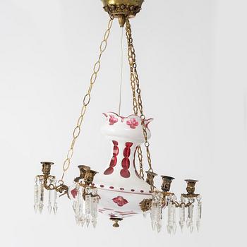A chandelier, late 19th Century.