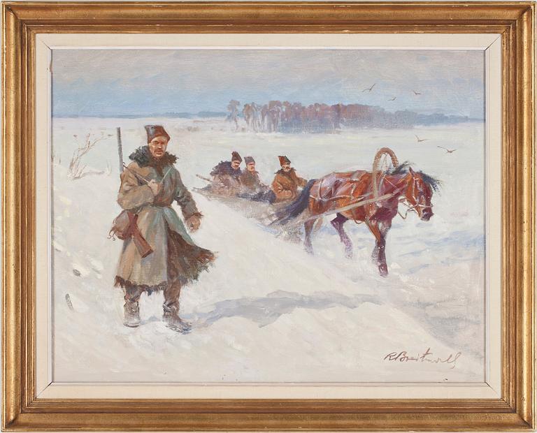 ROMAN BREITENWALD, olja på duk, sign.