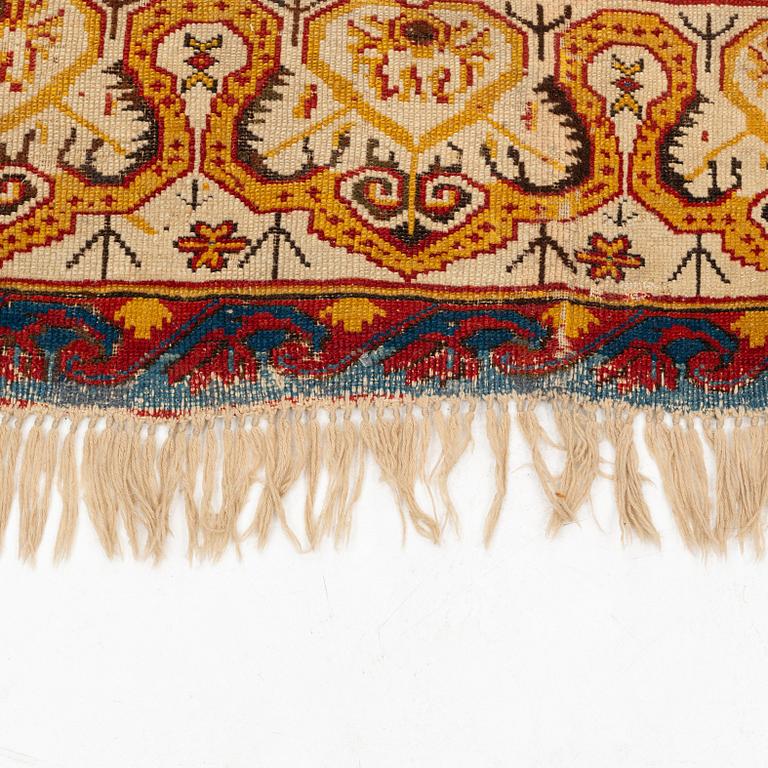An antique Zeichur rug, ca 269 x 184 cm.