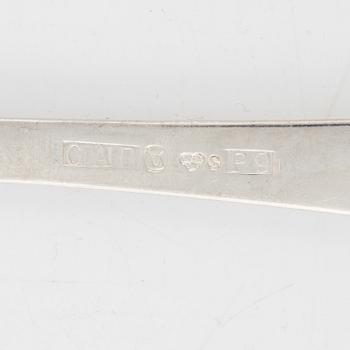 Jacob Ängman, bestick silver, 22 st, "Rosenholm".