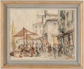 LUIGI PAGAN, olja på duk. Signerad.