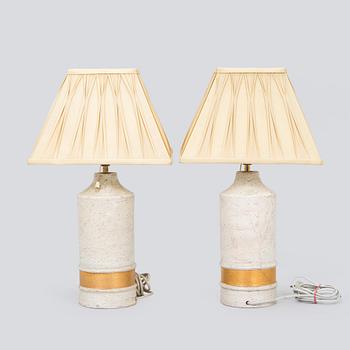 A pair of 1960/1970 table lamps for Bitossi.