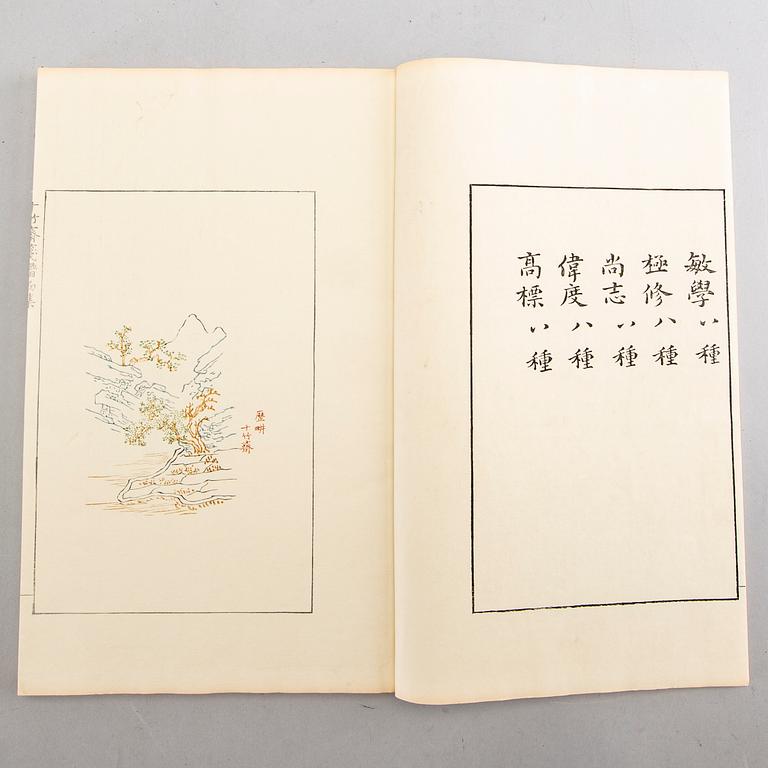Shizhuzhai Jianpu, "Ten Bamboo Studio Manual of Painting and Calligraphy", one volume, Rongbaozhai, Beijing, 1952.