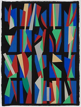 C Göran Karlsson, färgserigrafi, signerad 136/150.