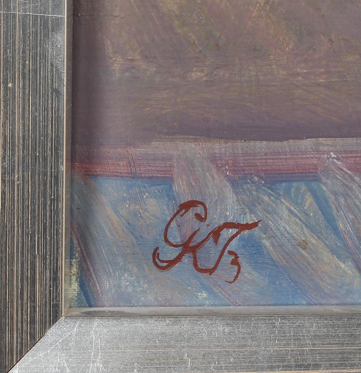 GRETA KNUTSON-TZARA, olja på duk, monogramsignerad.