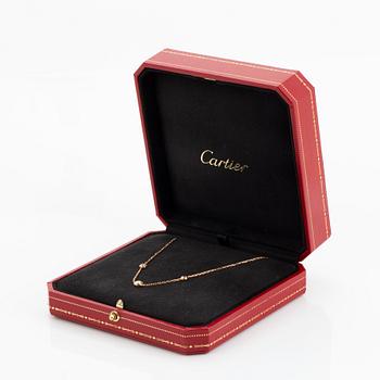 Cartier, necklace with diamond and pink sapphire.