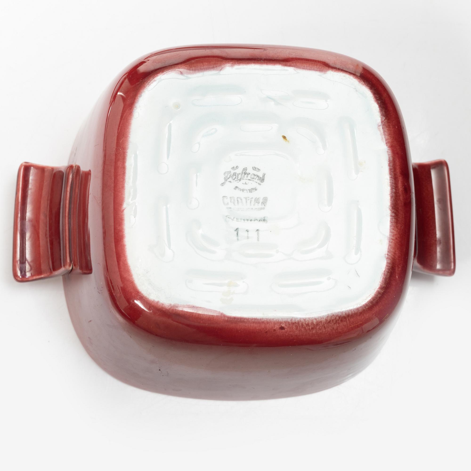 Gunnar Nylund, Service pieces, 12 pcs, porcelain, "Gratina", Rörstrand.