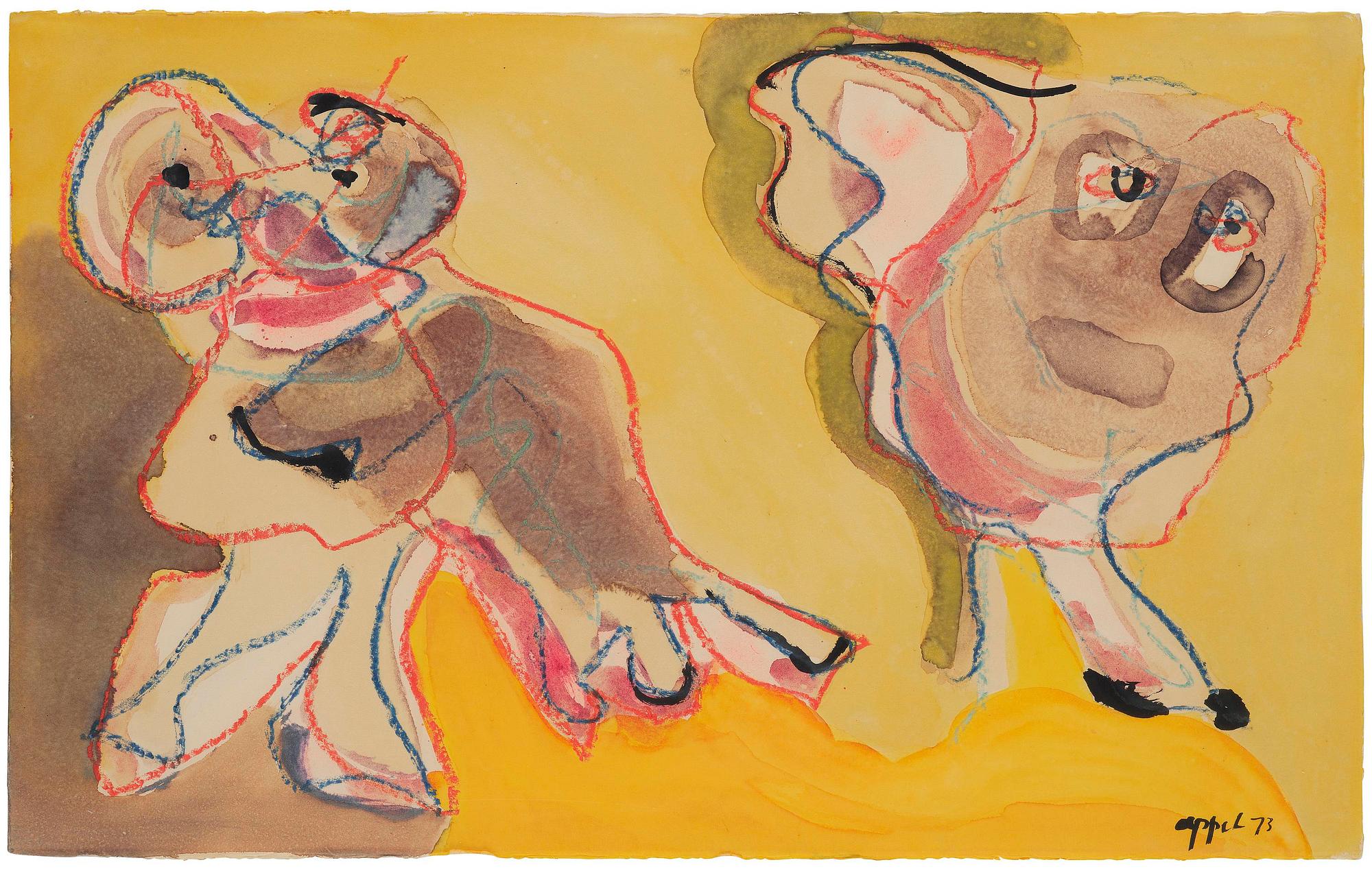 Karel Appel, Untitled.