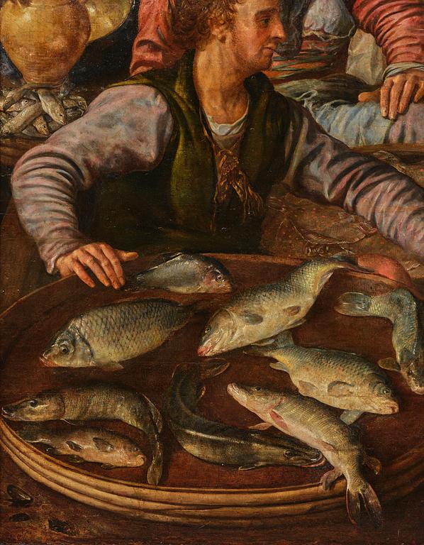 Joachim Beuckelaer, A fish market outside the city gate of Antwerp.