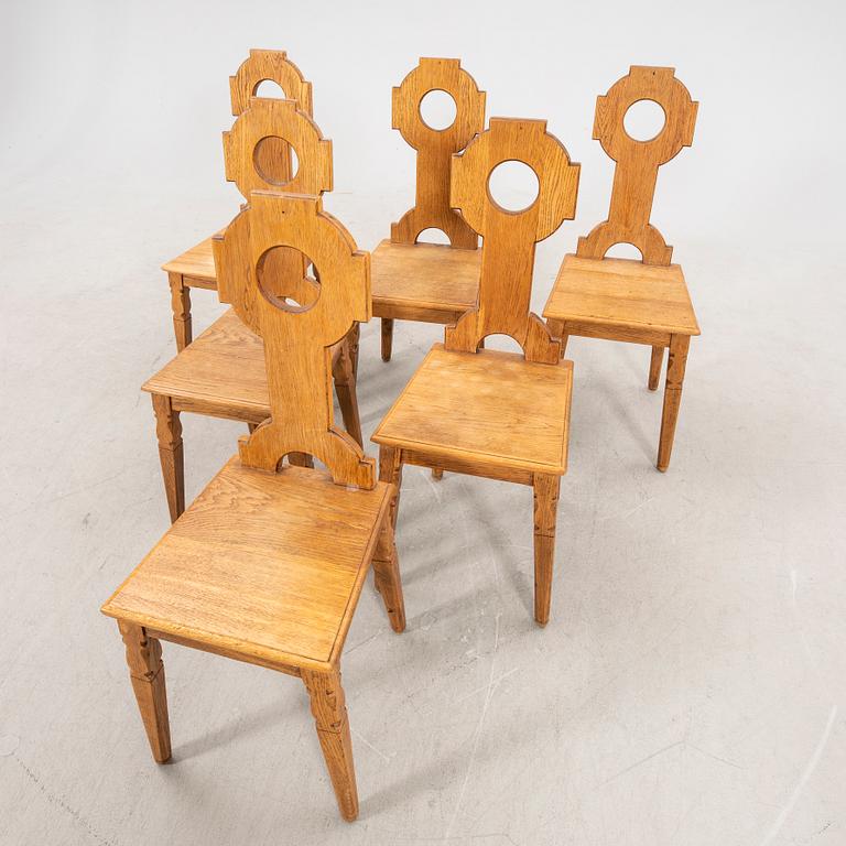 Matgrupp omkring 1900 fornnordisk stil.