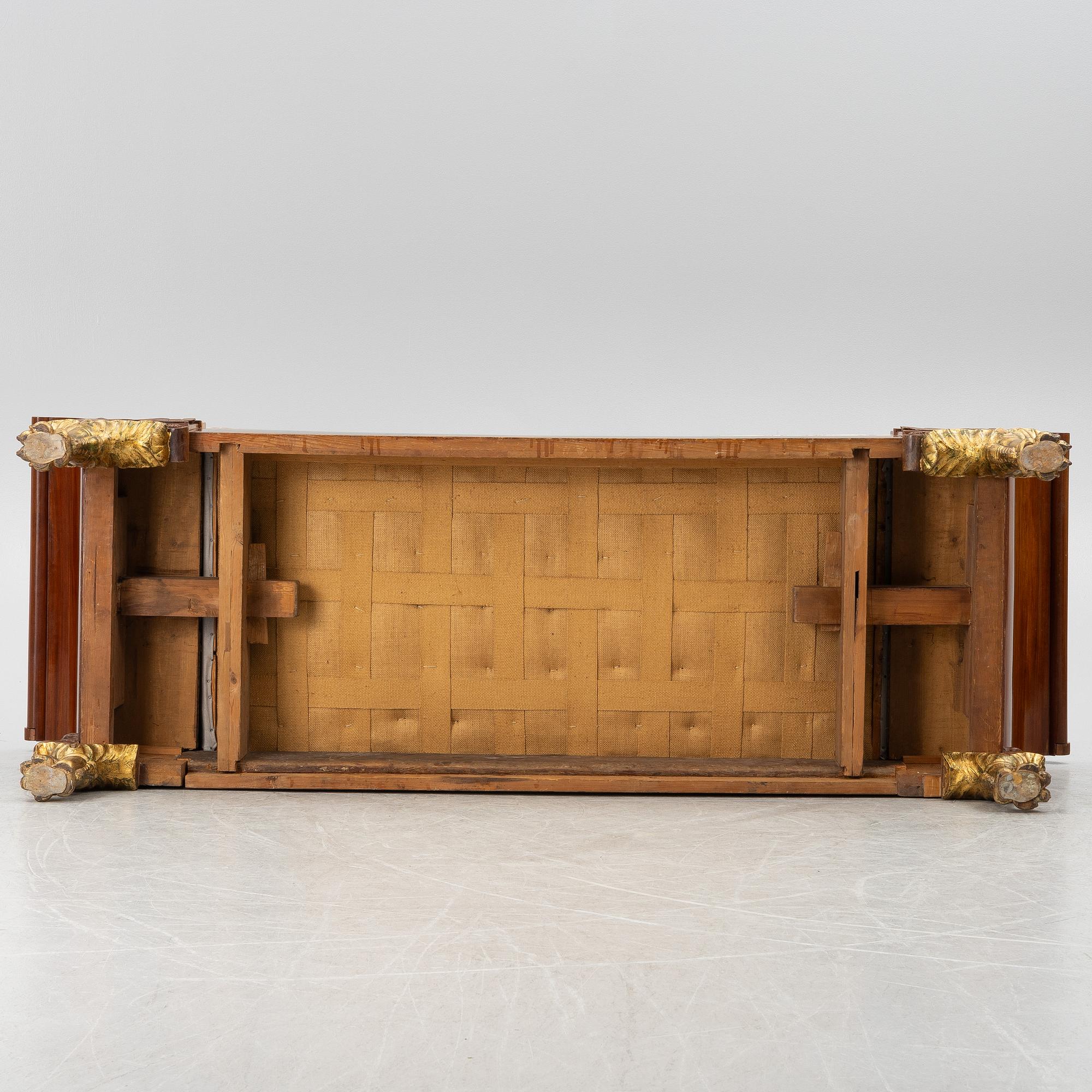 Empire, An Empire sofa, first half of the 19th Century.