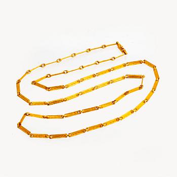 Björn Weckström, a 18K gold necklace, Lapponia.