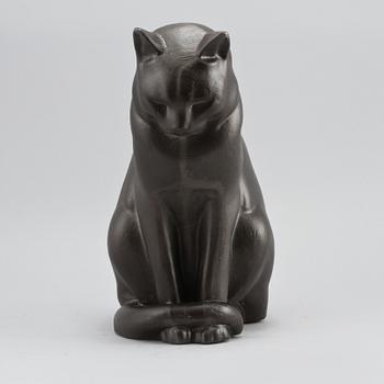 SKULPTUR, gjutjärn, "Jönssons katt", Anders Jönsson, Firma Svenskt Tenn, formgiven 1915.