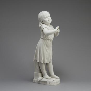 FIGUR, parian, Gustafsberg 1903.