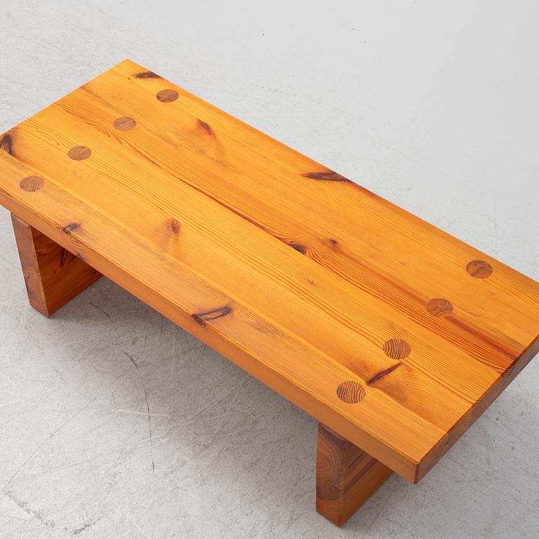 Roland Wilhelmsson, a pinewood bench, 1970s.