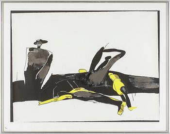 Lage Lindell · LAGE LINDELL, färgseriegrafi, signerad, numrerad 30/87.