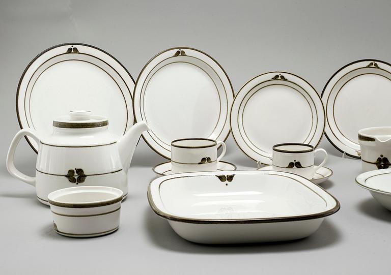 SERVISDELAR, 62 st, porslin, "Nordica", Rörstrand, 1900-talets andra hälft.