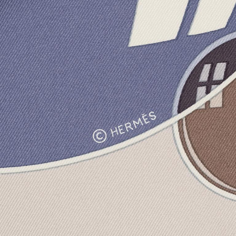 Hermès, scarf, "Bal de Bulles".