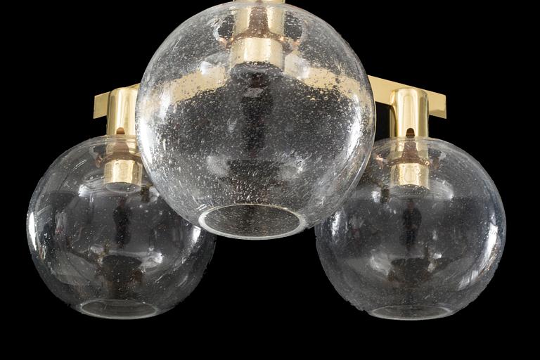 HANS-AGNE JACOBSSON, a pair ceiling lamp, modell  PastoralT 376/3 Markaryd second half of 20th century,