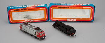 LOK, 2 st, Märklin Hamo 8307, 8323.