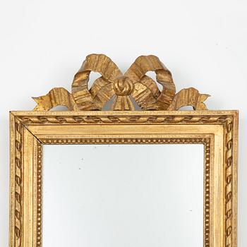A Gustavian giltwood frame, Stockholm, late 18th century.