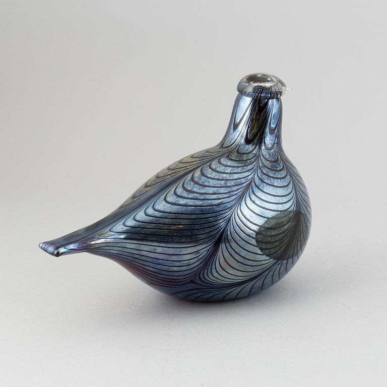 A glass bird by Oiva Toikka, Nuutajärvi.