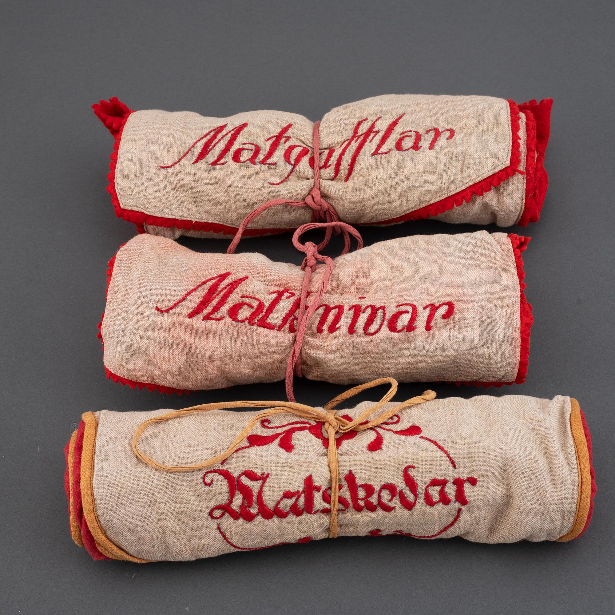 A model 'haga' silver cutlery, marked JLH, second half of the 20th century (37 pieces).