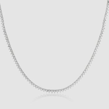 1171. A  brilliant-cut diamond necklace. Total carat weight 22.38 cts.