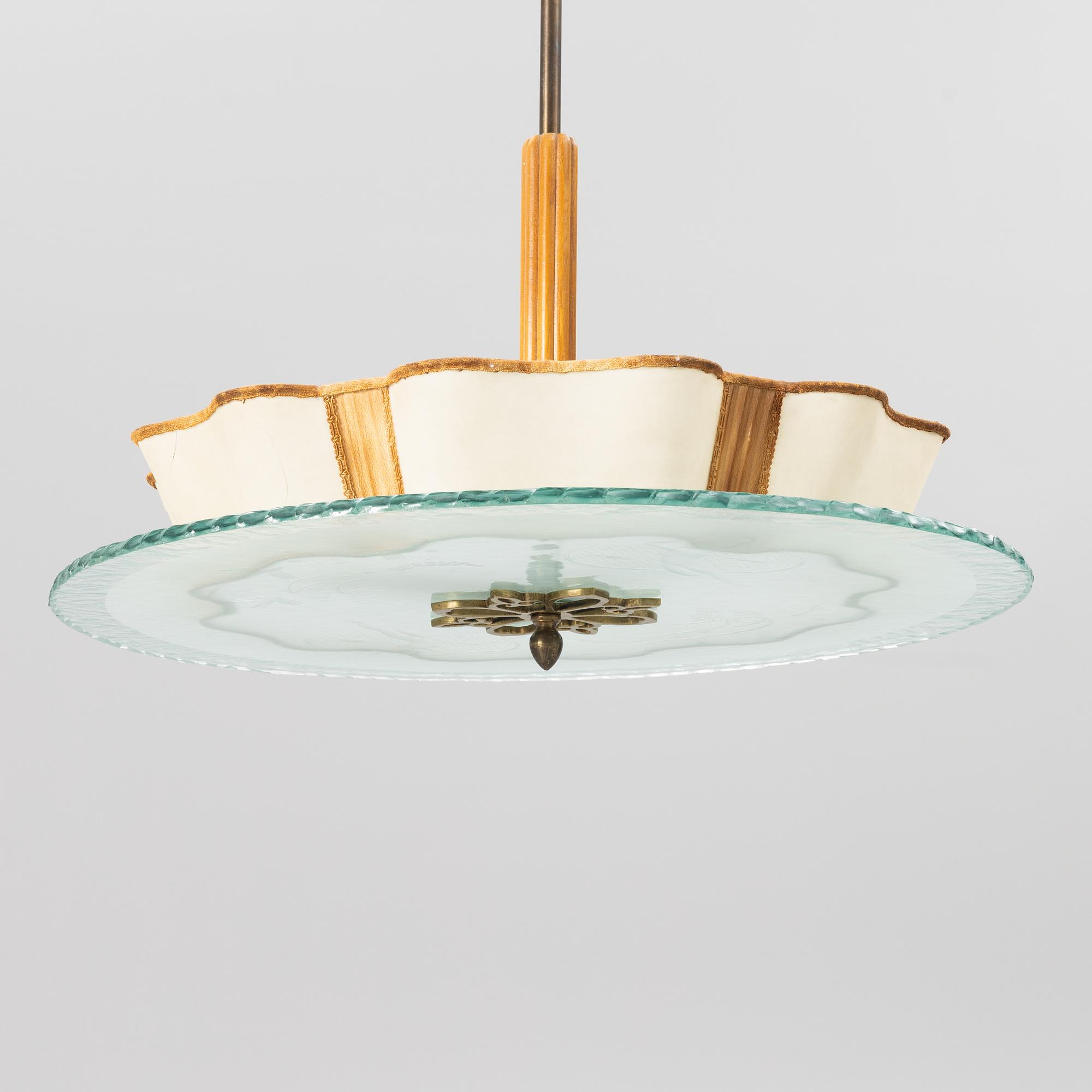 A ceiling lamp, 1930's.