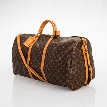 Louis Vuitton, a monogram 'Keepall 60 Bandoulière' Weekendbag.