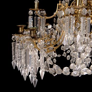 A late 19th-century chandelier.
