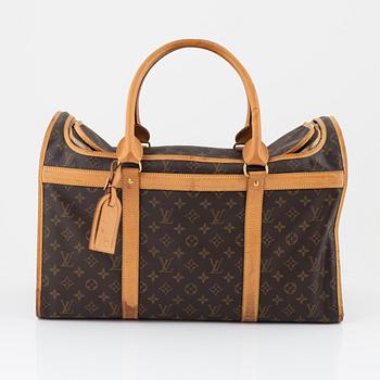 Louis Vuitton, a monogram canvas dog carrier, 2000.