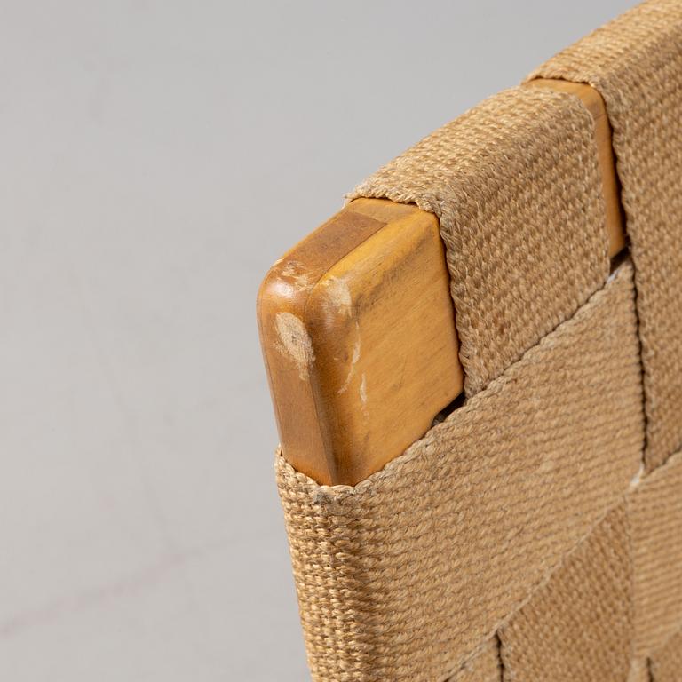 Bruno Mathsson, a pair of 'Eva', armchairs, Karl Mathsson, 1976.