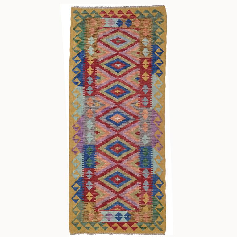 A runner, kilim, ca 187 x 78 cm.
