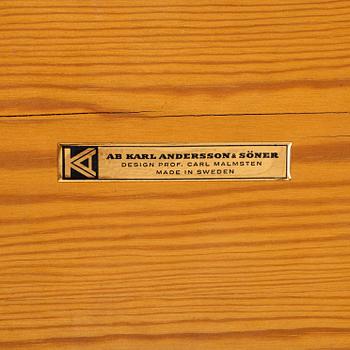 Carl Malmsten, a Visingsö' pine stool, AB Karl Andersson & Söner, second half of the 20th century.