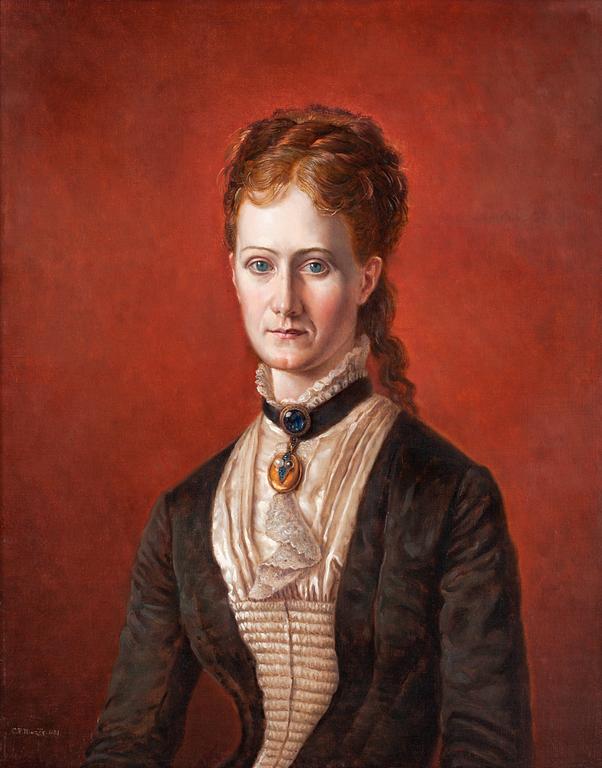 Carl Peter Mazer, Portrait of a lady.