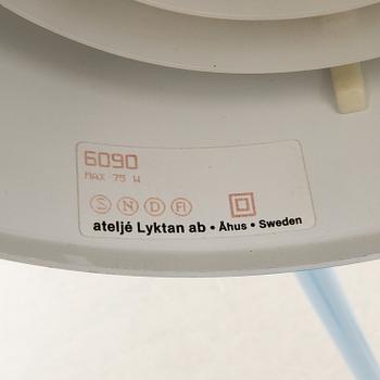 Anders Pehrson, floor lamp and a pair of wall lamps "Bumling" for Ateljé Lyktan Århus, late 20th century.