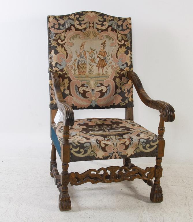 KARMSTOL, barockstil.