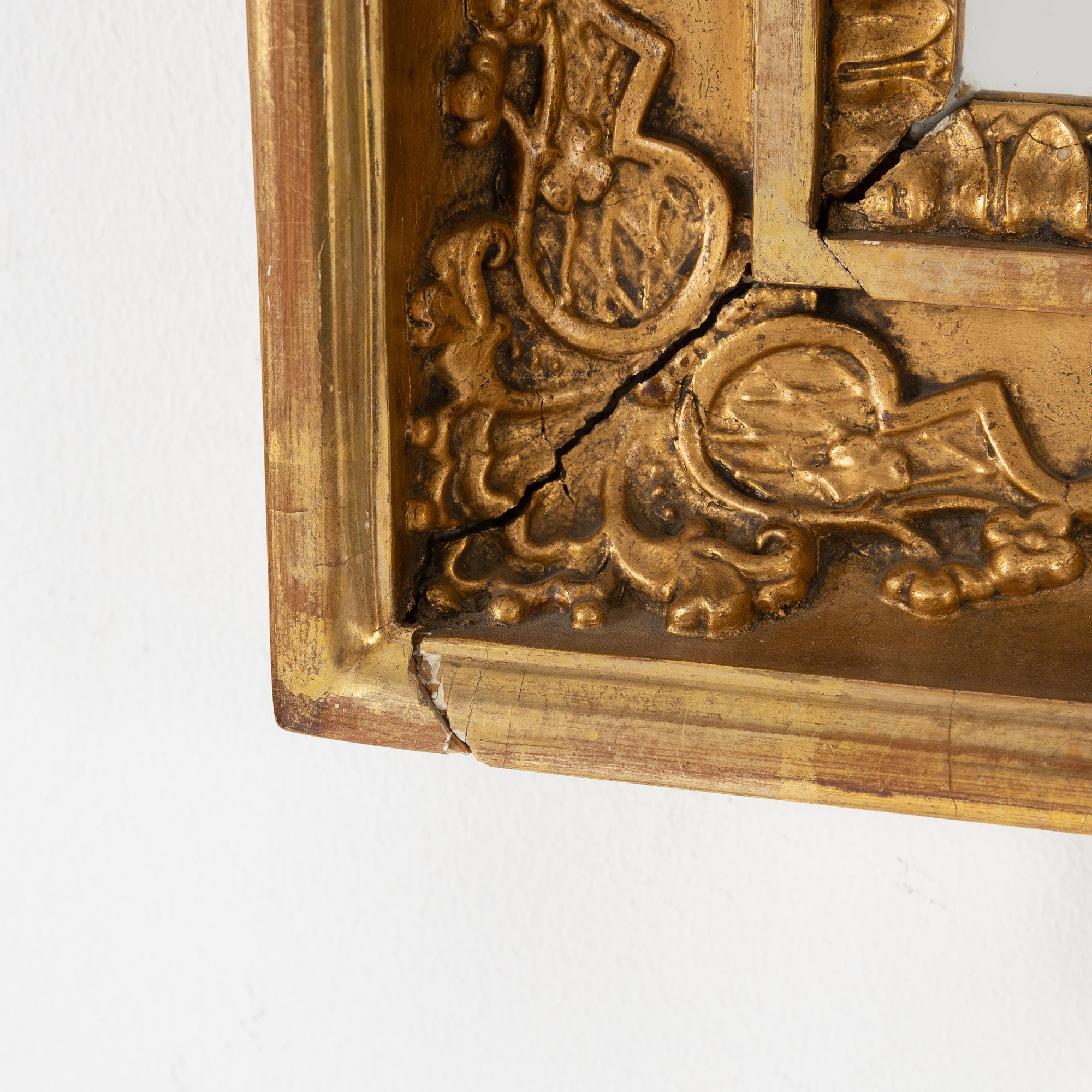A pair of mirror sconces, First half of the 19th Century.