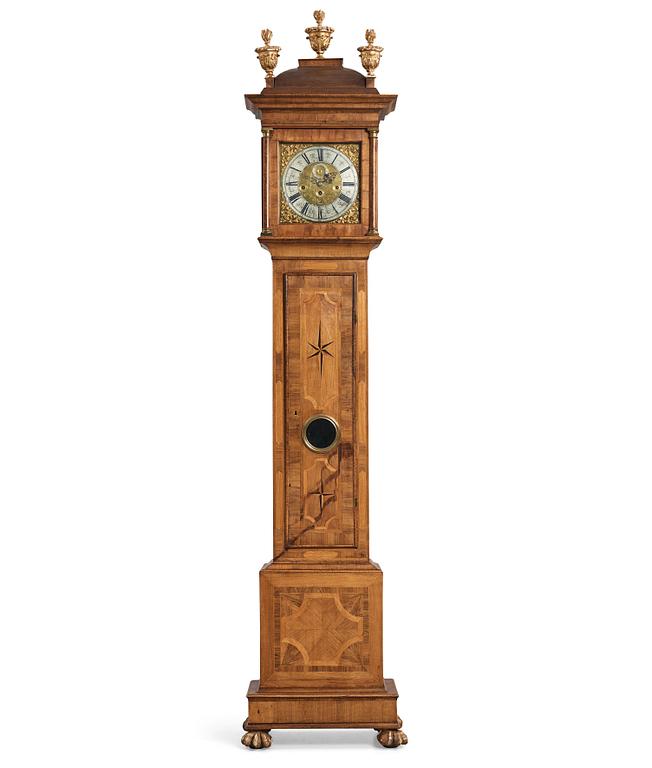 A Zacharias Besck, Stockholm, longcase clock, early 18th century.