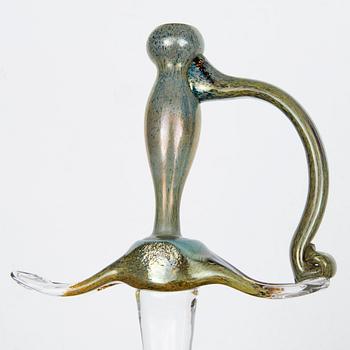 Two 20th century glass swords.