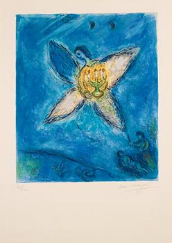 707. Marc Chagall Efter, "L'ange au chandelier".