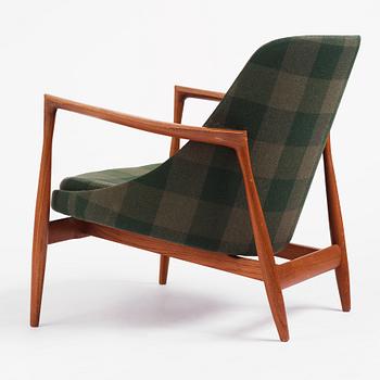 Ib Kofod-Larsen, an "Elisabeth" teak armchair, model "U 65", master carpenter Christensen & Larsen, Denmark 1950s-60s.