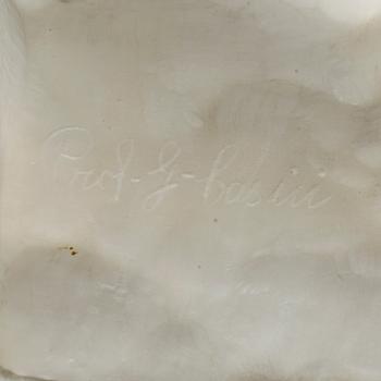 OKÄND KONSTNÄR, skulptur, alabaster, troligen Italien, 1900-talets början.