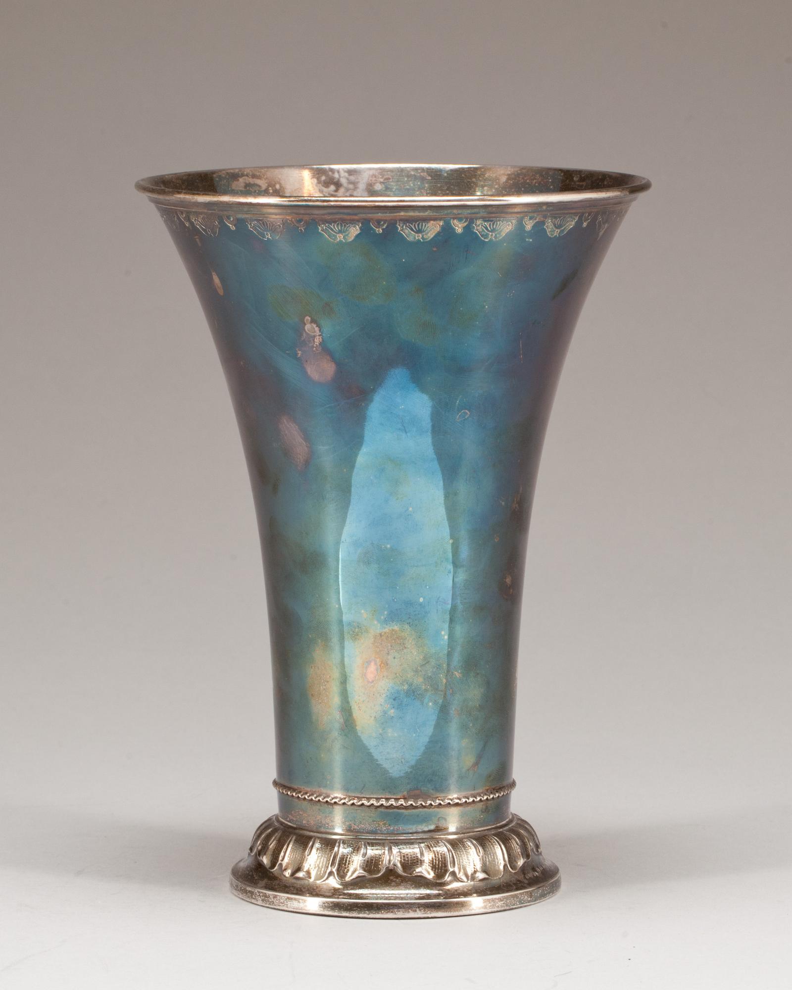 BÄGARE, silver, GAB, 1922, vikt ca 375g.