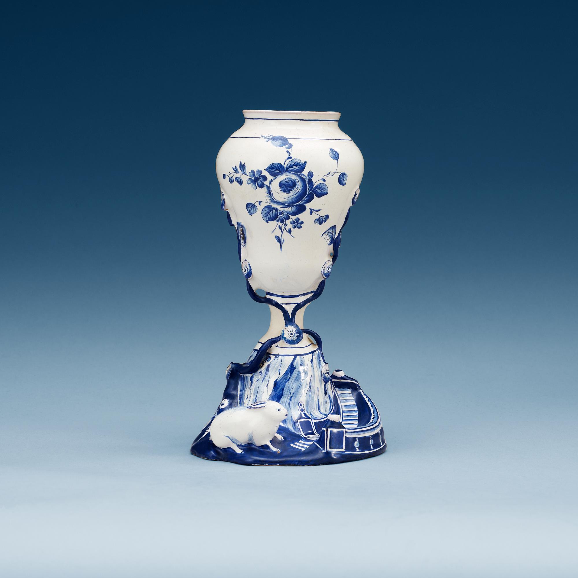 KANINVAS, fajans. Marieberg, 1700-talets andra hälft.