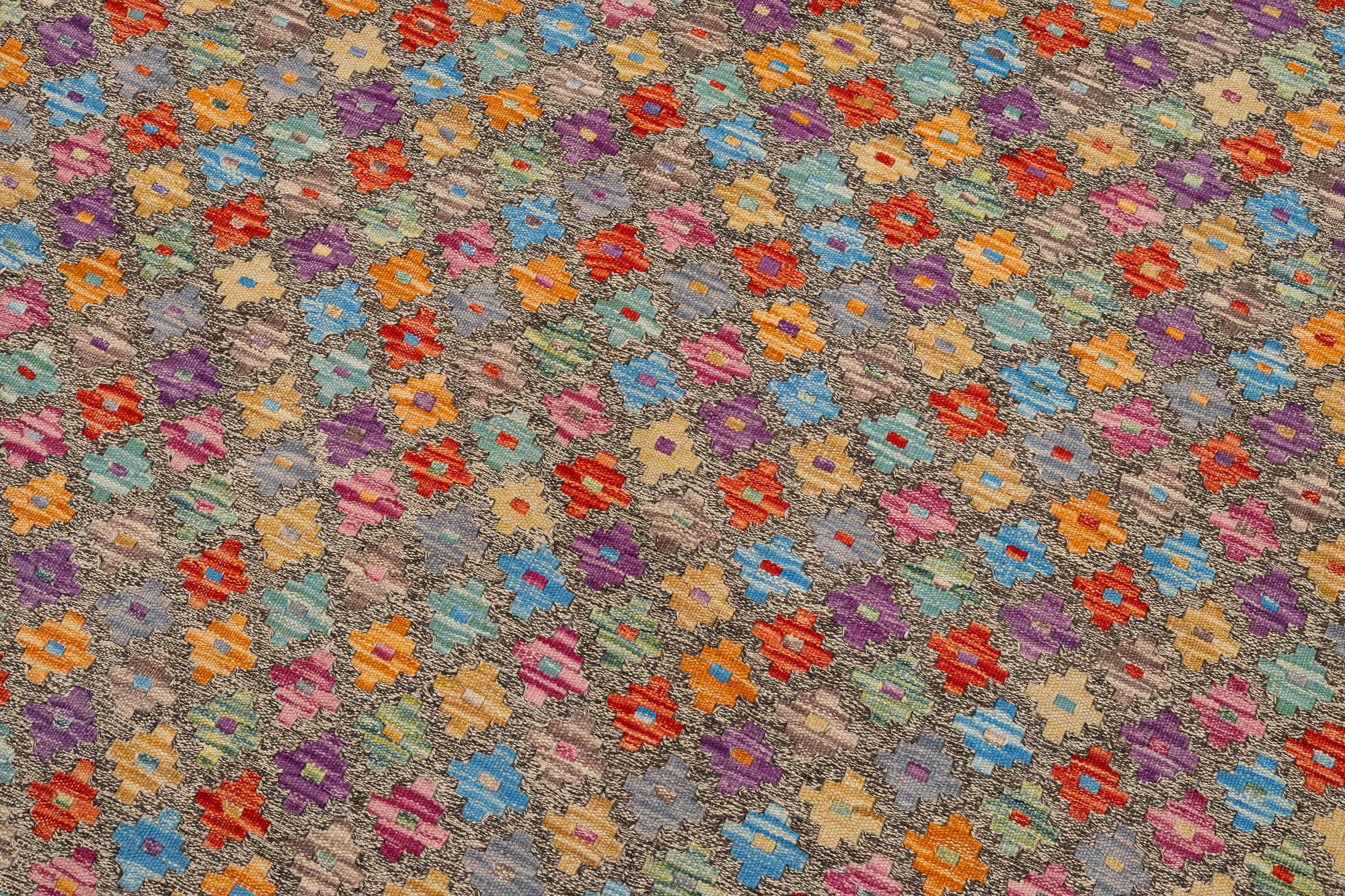 Kelim, modern, 240 x 182 cm.