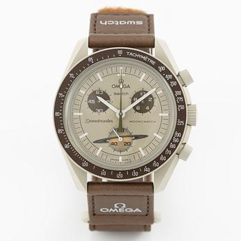 Omega/Swatch, MoonSwatch, "No Reserve", collection of 14 pcs, chronograph, wristwatches, 42 mm.