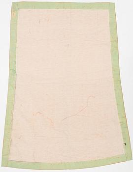 A set of three silk fabrics, China and Japan, late Qing and 20th Century.