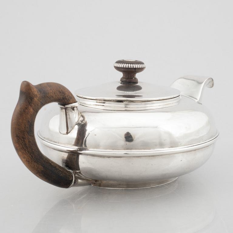 An Austrian Silver Teapot, Vienna 1830s.